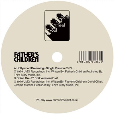 Fathers Children - Hollywood Dreaming / Shine On - Import Vinyl 7 inch Single Record