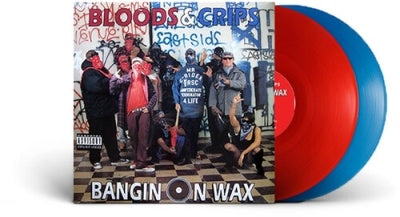 Bloods & Crips - Bangin On Wax - Import Red Blue Vinyl 2 LP Record