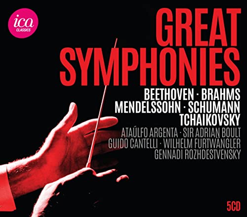 BEETHOVEN / BRAHMS / SCHUMANN / T - Great Syms - Import 5 CD Box