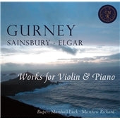 Rupert Marshall-Luck - Gurney, Sainsbury, Elgar - Works for Violin & Piano - Import CD