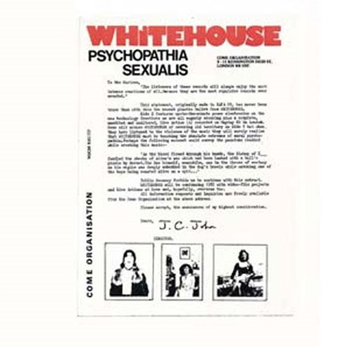 Whitehouse - Psychopathia Sexualis (Legacy Edition) - Import CD
