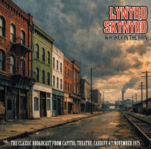 Lynyrd Skynyrd - Whiskey In The Rain - Import Splatter Grey And Red Vinyl LP Record