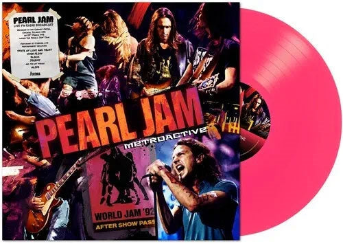 Pearl Jam - Metroactive - Import Fluorescent Pink Vinyl LP Record