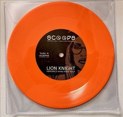 Vibronics 、 Koko Vega - Lion Knight - Import Coloured Flexi Vinyl 7 inch Record