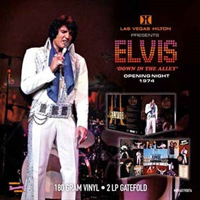 Elvis Presley - Las Vegas - `Down In The Alley' Opening Night 1974 - Import Vinyl 2 LP Record Limited Edition