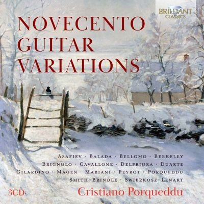 Cristiano Porqueddu - Novecento Guitar Variations - Import 3 CD