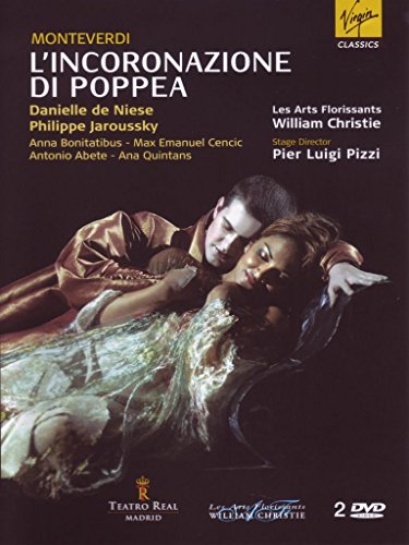 Monteverdi, Claudio (1567-1643) - L'Incoronazione di Poppea : Pizzi, Christie / Les Arts Florisants, de Niese, Jaroussky, Cencic, etc (2010 Stereo)(2DVD) - Import 2 DVD