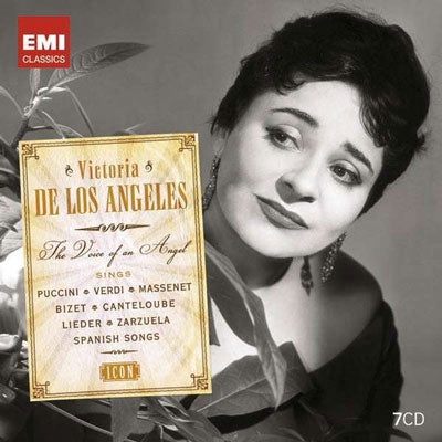 Victoria de los Angeles - Victoria de Los Angeles -The Voice of an Angel : Puccini, Verdi, Massenet, Bizet, etc (1948-74) - Import 7 CD Limited Edition