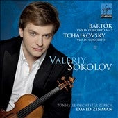 Valeriy Sokolov - Tchaikovsky: Violin Concerto Op.35; Bartok: Violin Concerto No.2 - Import CD