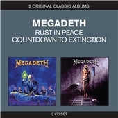 Megadeth - Rust in Peace / Countdown to Extinction - Import 2 CD
