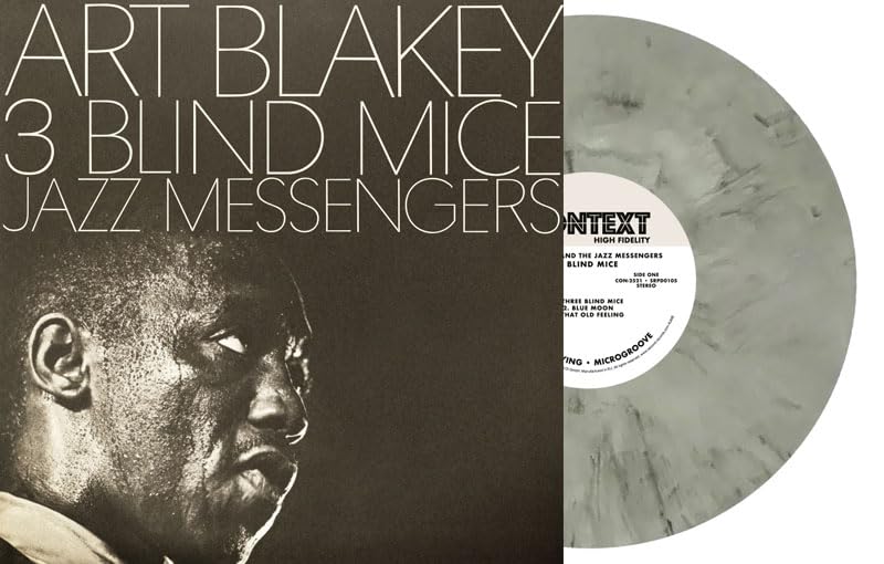 Art Blakey & The Jazz Messengers - Three Blind Mice - Import Grey Marble Vinyl LP Record
