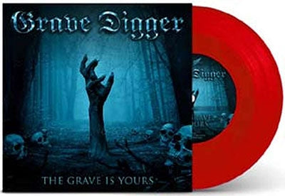 Grave Digger - The Grave Is Yours - Import Transparent Red Vinyl 7’ Single Record Limited Edition