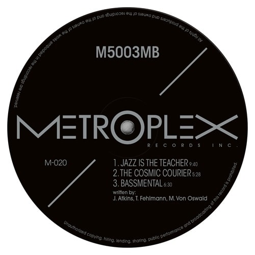 3Mb Feat.Juan Atkins - Jazz Is The Teacher - Import Vinyl 12inch Record