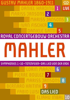 Daniele Gatti & Royal Concertgebouw Orchestra - Mahler Symphonies Nos 110 - Import 11 Blu-ray Disc Box Set