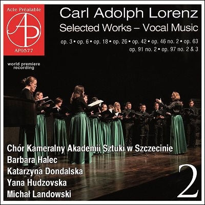 Katarzyna Dondalska - Lorenz:Vocal Music Vol.2 - Import CD