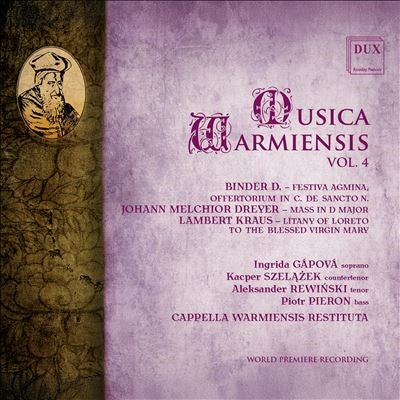 Cappella Warmiensis Restituta - Musica Warmiensis Vol. 4 - Import CD