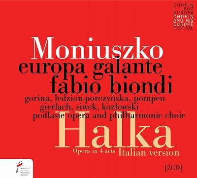 GORINA,TINA; EUROPA GALANTE & FABIO BIONDI - Moniuszko: Halka (4 Act Italian Version) - Import 2 CD