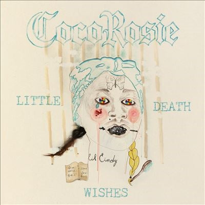 Coco Rosie - Little Death Wishes - Import Teardrop Aqua Vinyl LP Record Limited Edition