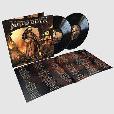 Megadeth - The Sick, The Dying...And The Dead! - Import 180g Black Vinyl 2 LP Record Limited Edition