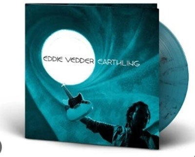 Eddie Vedder - Earthling - Import Translucent Blue, Black Marble Vinyl LP Record