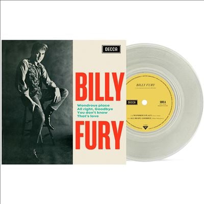 Billy Fury - A Wonderous Place - Import Vinyl 7 Inch Single Record Limited Edition