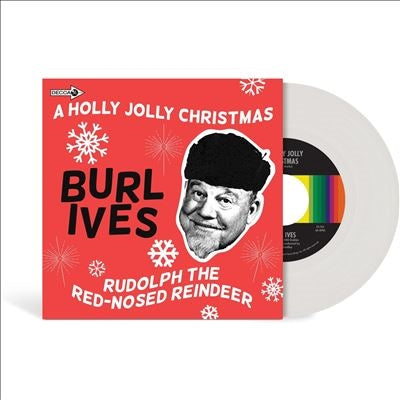 Burl Ives - A Holly Jolly Christmas - Import Snow White Vinyl 7 inch Single Record Limited Edition
