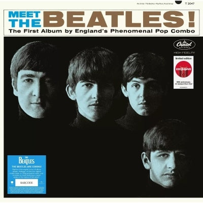 The Beatles - Meet The Beatles - Import Opaque Blue Vinyl LP Record
