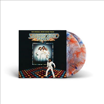 Bee Gees - Saturday Night Fever - Import Red Orange & Blue Marble Vinyl 2 LP Record Limited Edition