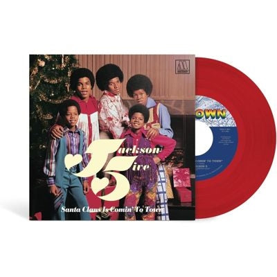 The Jackson 5 - Santa Claus Is Comin To Town - Import Red Vinyl 7 Inch Single Record Limited Edition