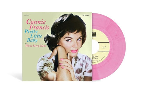 Connie Francis - Pretty Little Baby - Import Pink Vinyl 7 inch single Record