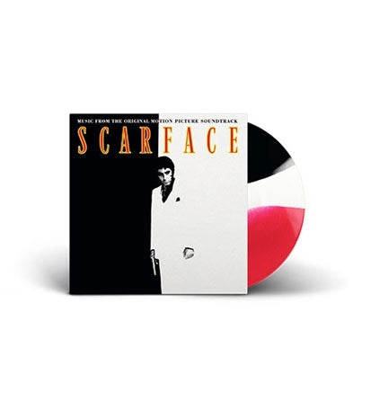 Giorgio Moroder 、 Paul Engemann 、 Deborah Harry 、 Amy Holland 、 Maria Conchita Alonso 、 E.G. Daily 、 Beth Andersen - Scarface - Import Red White Black Swirl Color Vinyl LP Recurd Limited Edition