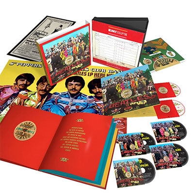 The Beatles - Sgt.Pepper'S Lonely Hearts Club Band: Anniversary Super Deluxe Edition - Import 4 CD + Blu-ray Disc + DVD Bonus Track Limited Edition