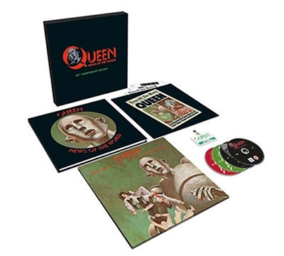 Queen - News Of The World: 40th Anniversary Edition - Import 3 CD+DVD+LP Record Box Set Limited Edition