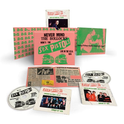 The Sex Pistols - Live In The U.S.A. 1978 - Import 3 CD Limited Edition