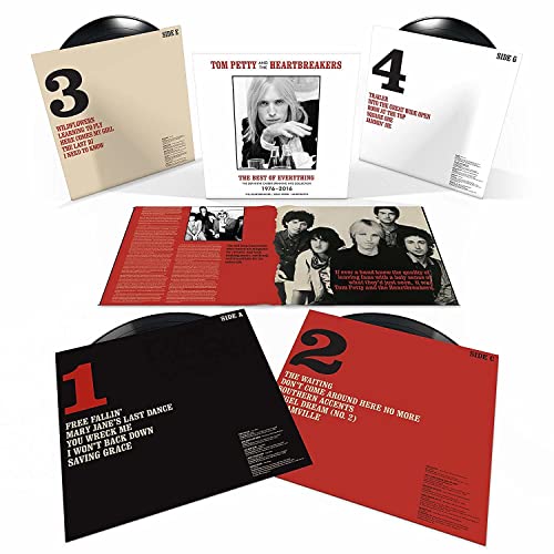 Tom Petty & The Heartbreakers - The Best Of Everything - The Definitive Career Spanning Hits Collection 1976-2016 (Black Vinyl) - Import Vinyl 4 LP Record