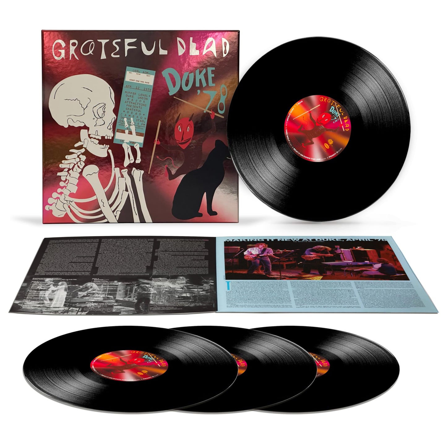 The Grateful Dead - Duke '78 - Import Vinyl 4 Record Limited Edition