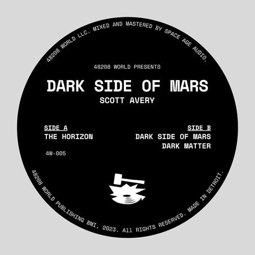 Scott Avery - Dark Side Of Mars - Import Vinyl 12 Inch Record
