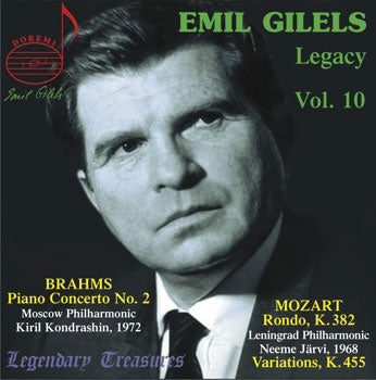 Emil Gilels - Emil Gilels Legacy, Vol. 10 - Import CD