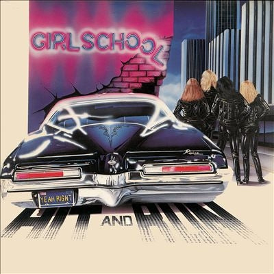 Girlschool - Hit And Run - Import Marble Vinyl LP Record