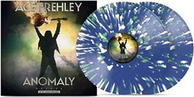 Ace Frehley - Anomaly - Import Splatter: Cobalt Blue With White & Spring Vinyl LP Record Limited Edition