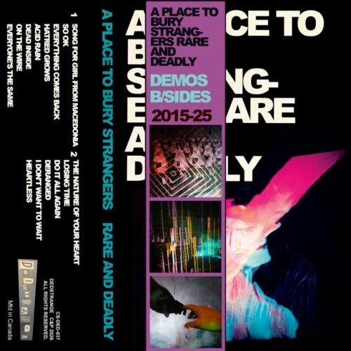 A Place To Bury Strangers - Rare And Deadly - Import Cassette Tape