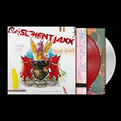 Basement Jaxx - Kish Kash - Import Red & White Vinyl 2 LP Record Limited Edition