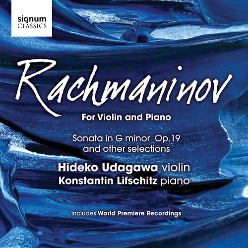 Rachmaninov, Sergei (1873-1943) - Cello Sonata(arr.for violin), etc : Hideko Udagawa, Lifschitz - Import CD