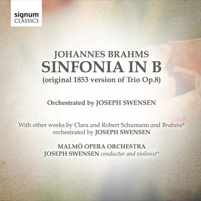 Joseph Swensen - Brahms: Sinfonia in B - Import CD