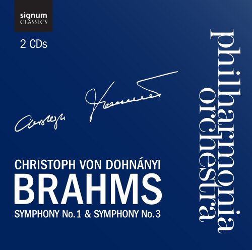 Brahms (1833-1897) - Symphonies Nos, 1, 3, : Dohnanyi / Philharmonia (2CD) - Import 2 CD