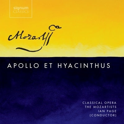 CLASSICAL OPERA; IAN PAGE - Apollo Et Hyacinthus - Import CD