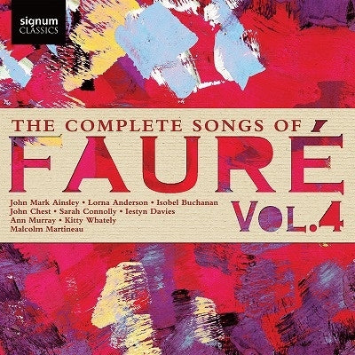 Faure - Complete Songs Faure 4 - Import CD