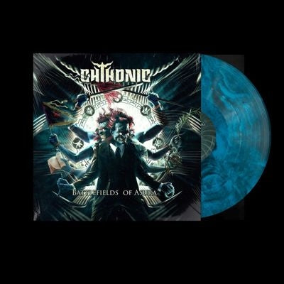 Chthonic - Battlefields Of Asura - Import Turquoise, Black Smoke Vinyl LP Record