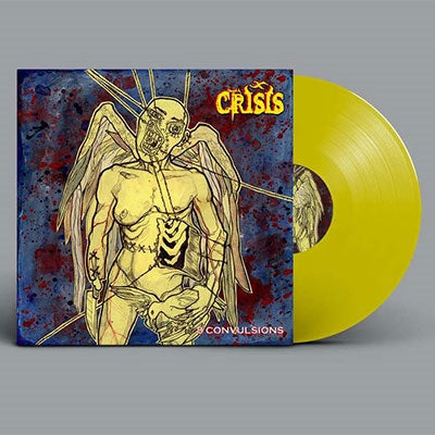 Crisis - 8 Convulsions - Import Yellow Vinyl LP RecordLimited Edition