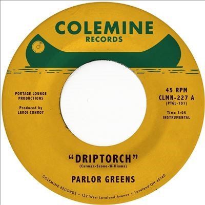 Parlor Greens - Driptorch / 200 Dollar Blues - Import Vinyl 7 inch Shingle Record